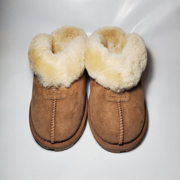 NWOB UGG Size 8 Women’s Coquette Slipper Shoes Chestnut - Picture 3 of 9